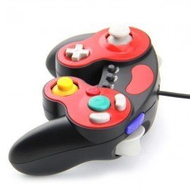 Mando Gamecube - ROJO/NEGRO