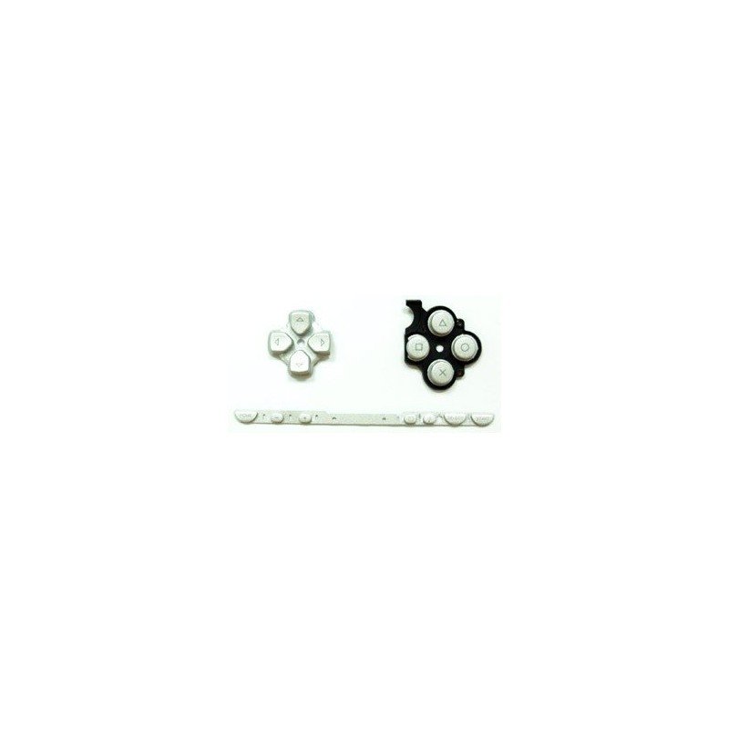 Kit Botones PSP 2000 ( Plata )