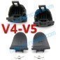 Kit gatillos L2 / R2 + Muelles DualShock 4 PS4 (V4-V5) Kit gatillos L2 / R2 + Muelles DualShock 4 PS4 (V4-V5)