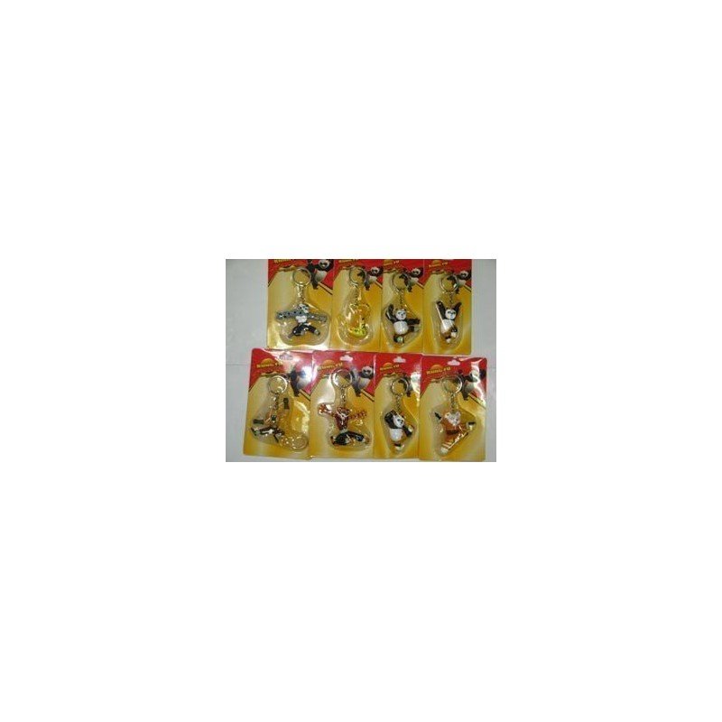 Pack llaveros Kunfu Panda (8 unidades)