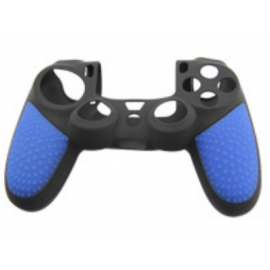Protector funda silicona mando PS4 - Negro & Azul