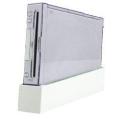 Carcasa protectora wii + soporte con ventilador  ( Negro )
