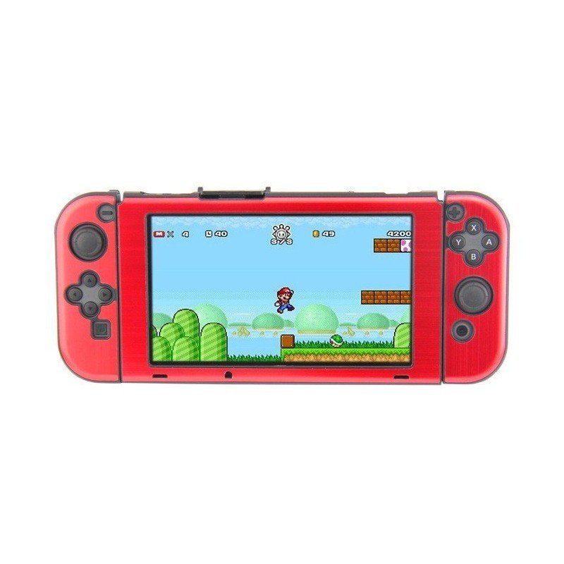 Carcasa protectora ALUMINIO Nintendo Switch - ROJO