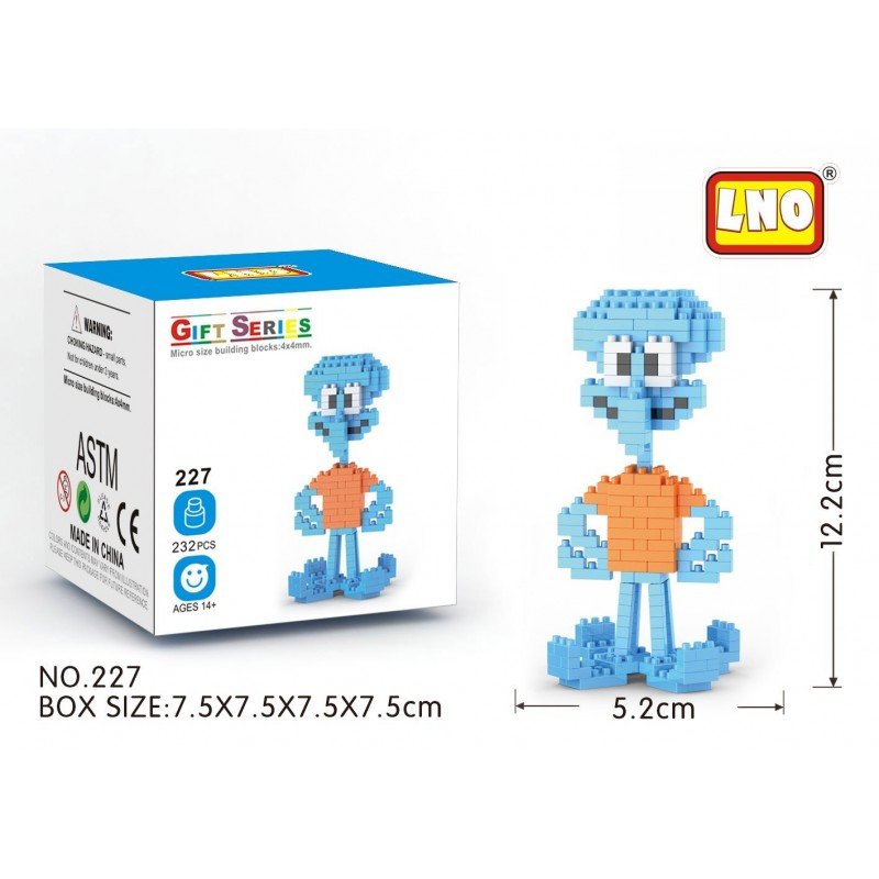 Puzzle 3D - Figura Mini bloques - BOB ESPONJA Puzzle 3D - Figura Mini bloques - BOB ESPONJA