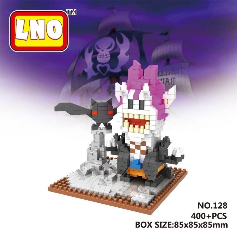 Puzzle 3D - Figura Mini bloques - ONE PIECE