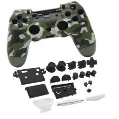 Carcasa mando DualShock 4 PS4 JDM-040 - CAMO VERDE