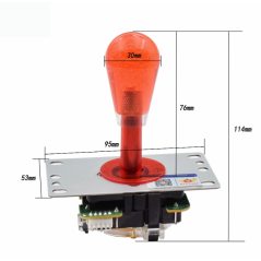 Joystick ARCADE COMPACTO - TRANSLUCIDO