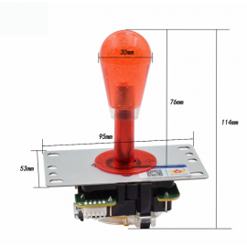 Joystick ARCADE COMPACTO - TRANSLUCIDO