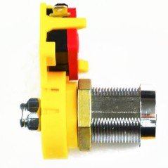 Llave + cerradura electronica con MicroSwitch