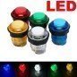 Boton ARCADE Americano 28mm - LED y Switch Integrado