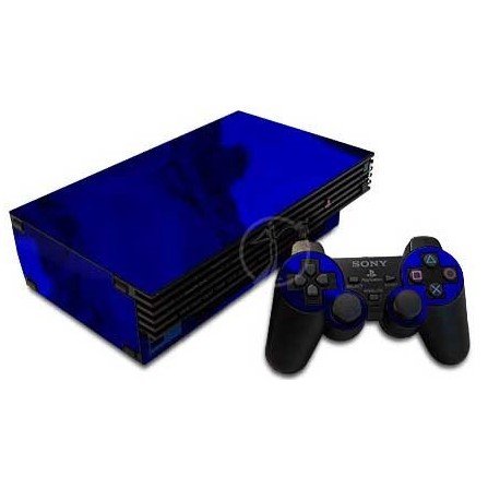 Cromado Azul + 1 skin mando PS2