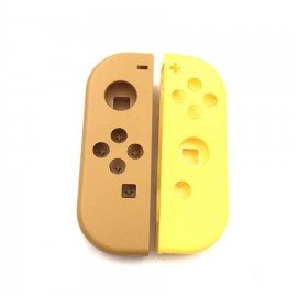 Carcasa mando Joy Con Nintendo Switch - MARRON / AMARILLO