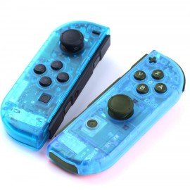 Carcasa mando Joy Con Nintendo Switch - CRISTAL AZUL