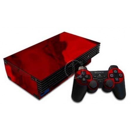 Cromado rojo + 1 skin mando PS2