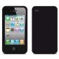 Funda silicona iPhone 4G / 4s ( Negra )