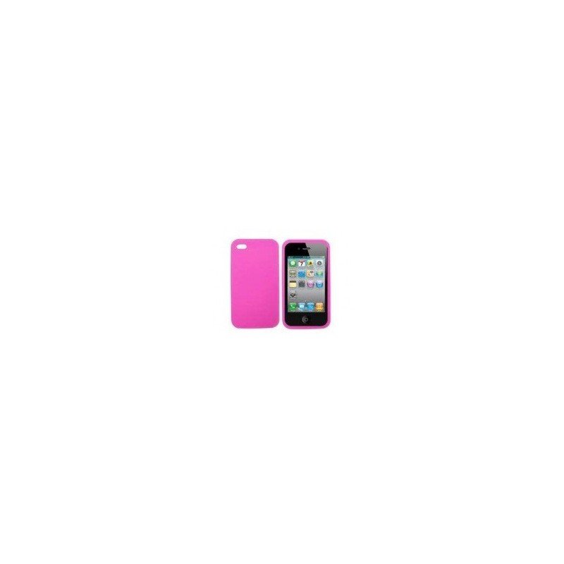 Funda silicona iPhone 4G / 4s  ( Rosa )