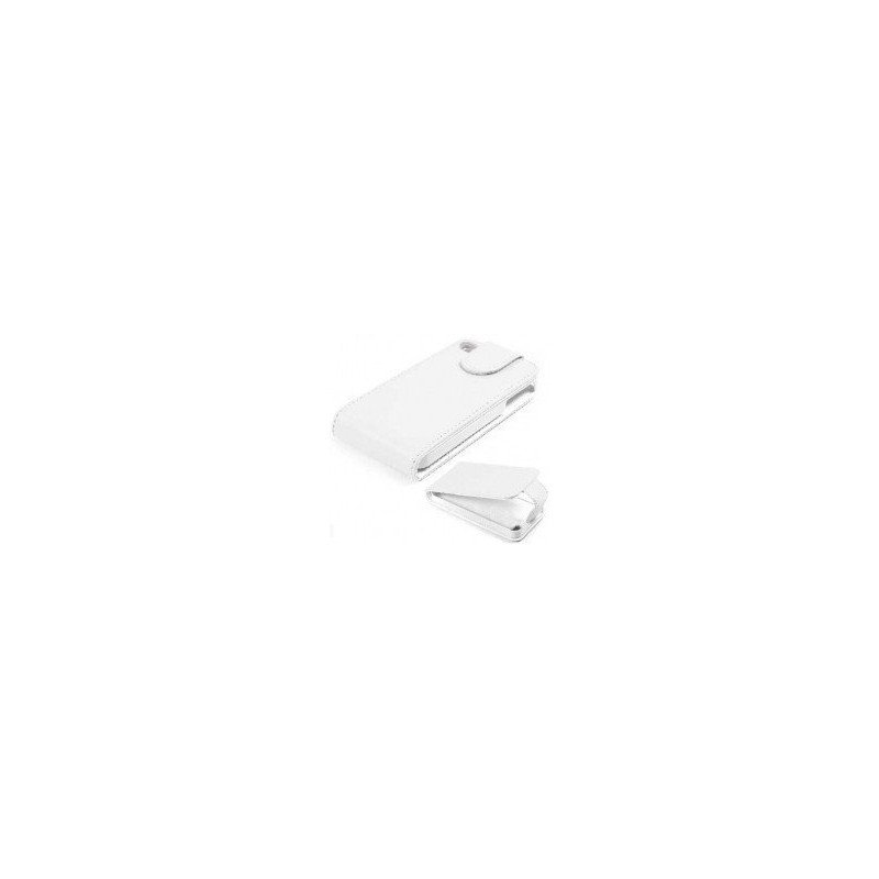Funda de piel iPhone 4G / 4s  ( Blanca )