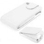 Funda de piel iPhone 4G / 4s  ( Blanca )