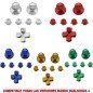 Botones casquillo Bala + Joysticks + Kit botones ALUMINIO - Mando PS4 DualShock 4