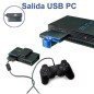 Convertidor inalámbrico de mandos PS2/PC