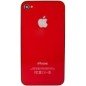 Tapa trasera bateria iPhone 4G  (Roja)