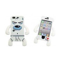 Funda silicona iPhone 4G / 4s ( Perro Fumeta )