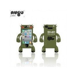 Funda silicona iPhone 4G / 4s ( Guerrero )