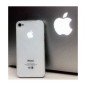 Tapa trasera bateria iPhone 4G MANZANA ILUMINADA (Blanca)