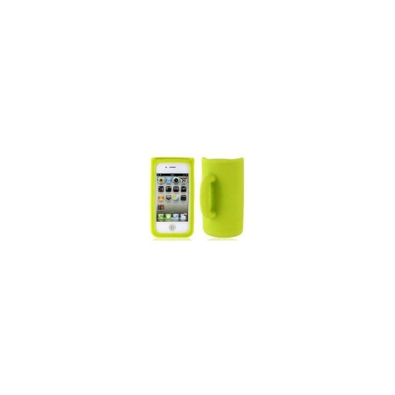 Funda silicona iPhone 4G / 4s (Taza Verde)