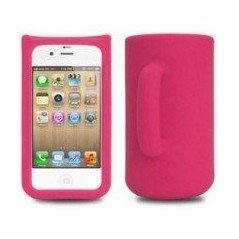 Funda silicona iPhone 4G / 4s (Taza Rosa)