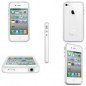 Funda Bumper TPU con botones cromados iPhone 4G / 4s ( Blanca )