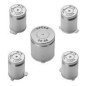 Botones aluminio  casquillo de bala para mando XBOX360 - Plata -