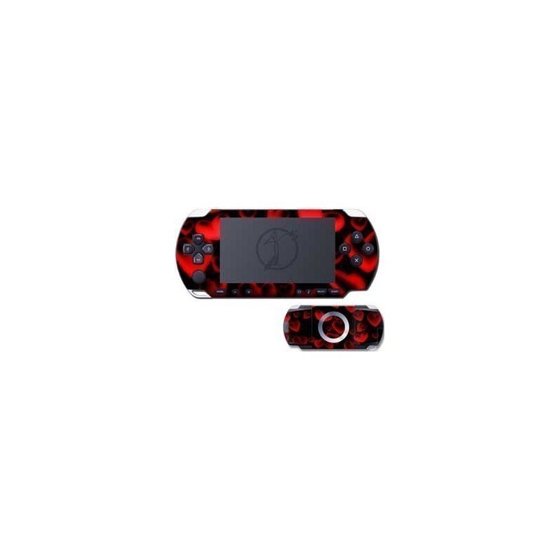 Corazones rojos skin PSP