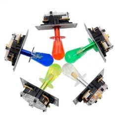 Joystick ARCADE estilo AMERICANO - INTEGRADO TRANSLUCIDO