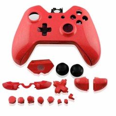 Carcasa completa + botones mando XBOX ONE - V.2 ROJO