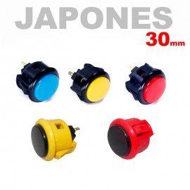 Boton Arcade bicolor JAPONES 30mm
