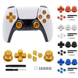 Botones casquillo Bala + Joysticks + Kit botones ALUMINIO - Mando PS5 DualSense