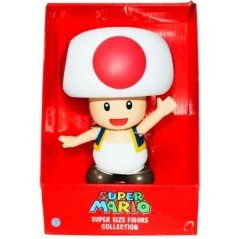 Figura Super Mario Bros Muñeco TOAD SETA de PVC (23cm) muy bien acabado