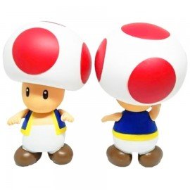 Muñeco Super Mario Bros TOAD SETA - Figura 23 cm