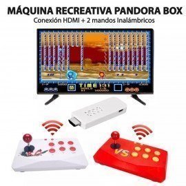 Maquina Recreativa Pandora BOX 2 Joysticks Arcade Inalámbricos -  3773 Juegos *RESERVA 15 DICIEMBRE*