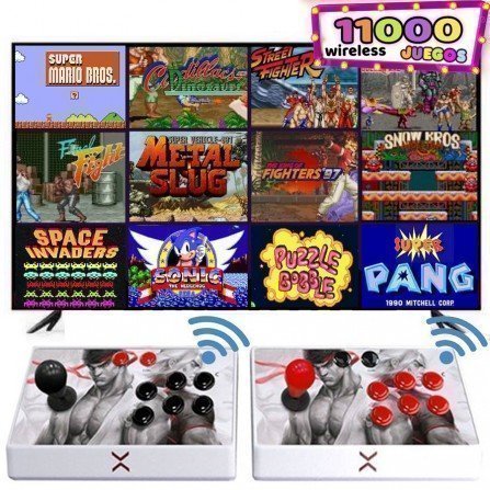 () Maquina Recreativa Pandora BOX Inalambrica Street Fighter Consola Arcade Retro con 11000 Juegos