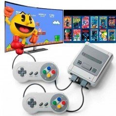 Trucada* SNES Super Nintendo Mini Clasica 806 Juegos - Consola de emulador NES con Micro SD + 2 mandos