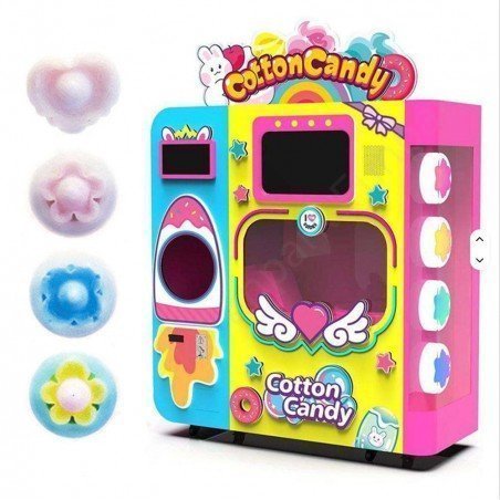 Maquina Robot Vending Algodon de azucar automatica - Cotton Candy