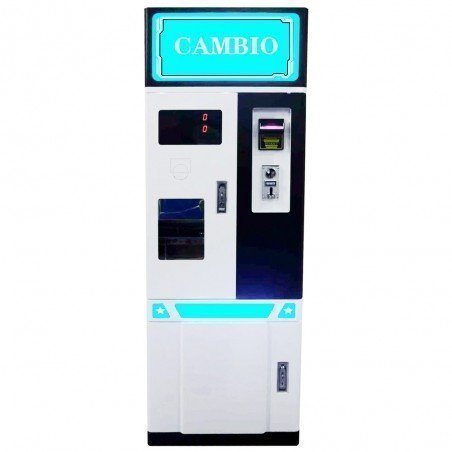 Maquina de cambio de fichas o monedas