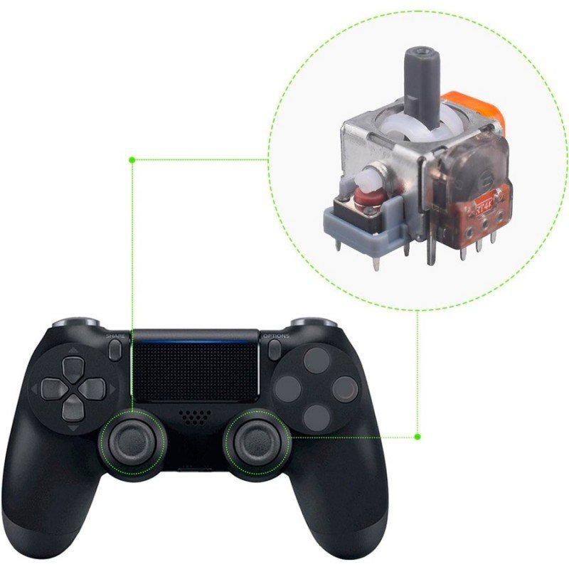 Joystick Analógico Mando PS4 MAGNETICO TMR - GINFULL