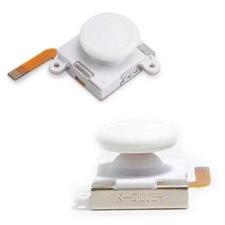 Joystick analógico mando Joy Con Nintendo Switch - MAGNETICO TMR / BLANCO