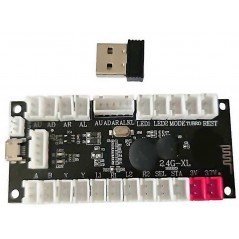 Controlador USB Arcade - Zero Delay 1 Player - INALAMBRICO - PS3 XBOX PC RASPBERRY