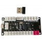 Controlador USB Arcade - Zero Delay 1 Player - INALAMBRICO - PS3 XBOX PC RASPBERRY