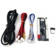 Controlador USB Arcade - Zero Delay 1 Player - INALAMBRICO - PS3 XBOX PC RASPBERRY