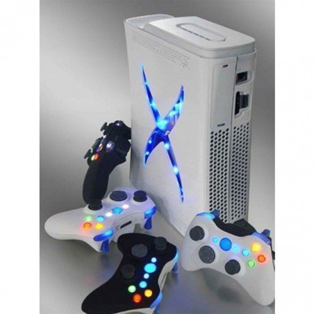 Carcasa Blanca Camaleon Completa White Chamaleon HDMI XCM XBOX360